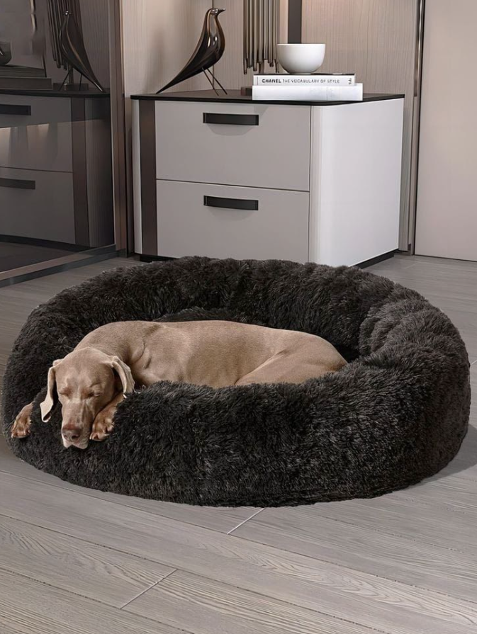 Cama para Mascotas en Dona Antiestrés – Comodidad y Relajación Garantizadas