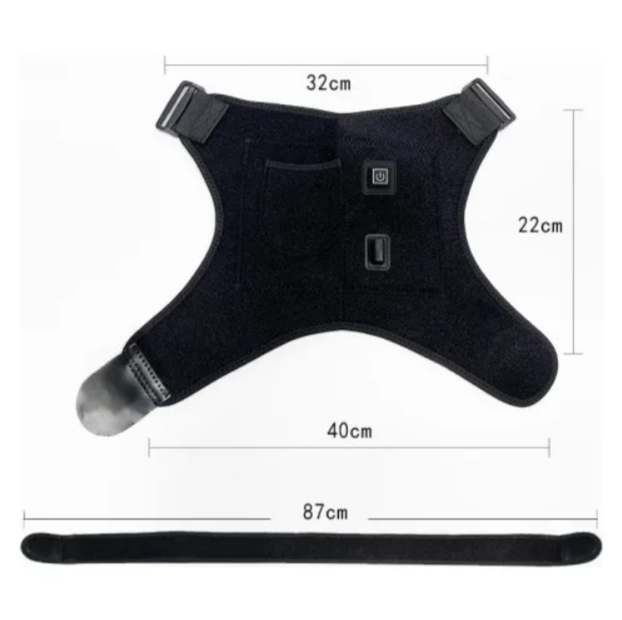 Hombrera Térmica Ajustable con Calor Terapéutico