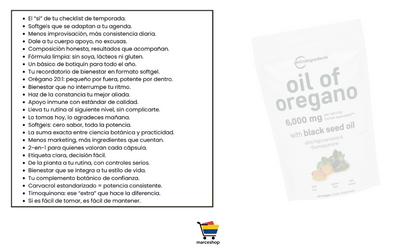 ACEITE DE OREGANO MICROINGREDIENTES