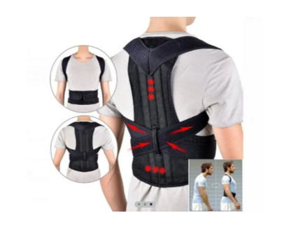 Corrector De Postura Espalda Unisex Con Soporte Reforzado