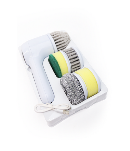 Cepillo Eléctrico de Limpieza con Pantalla Digital – Recargable y Resistente al Agua