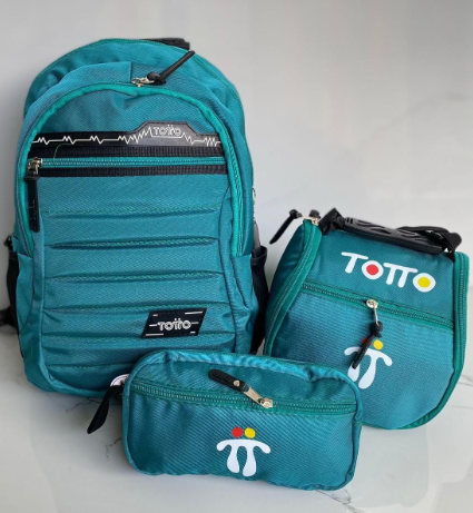 Combo 3 en 1 TOTTO – Mochila + Lonchera + Cartuchera