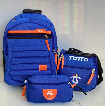 Combo 3 en 1 TOTTO – Mochila + Lonchera + Cartuchera