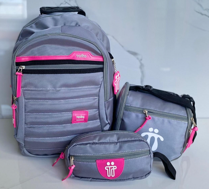 Combo 3 en 1 TOTTO – Mochila + Lonchera + Cartuchera